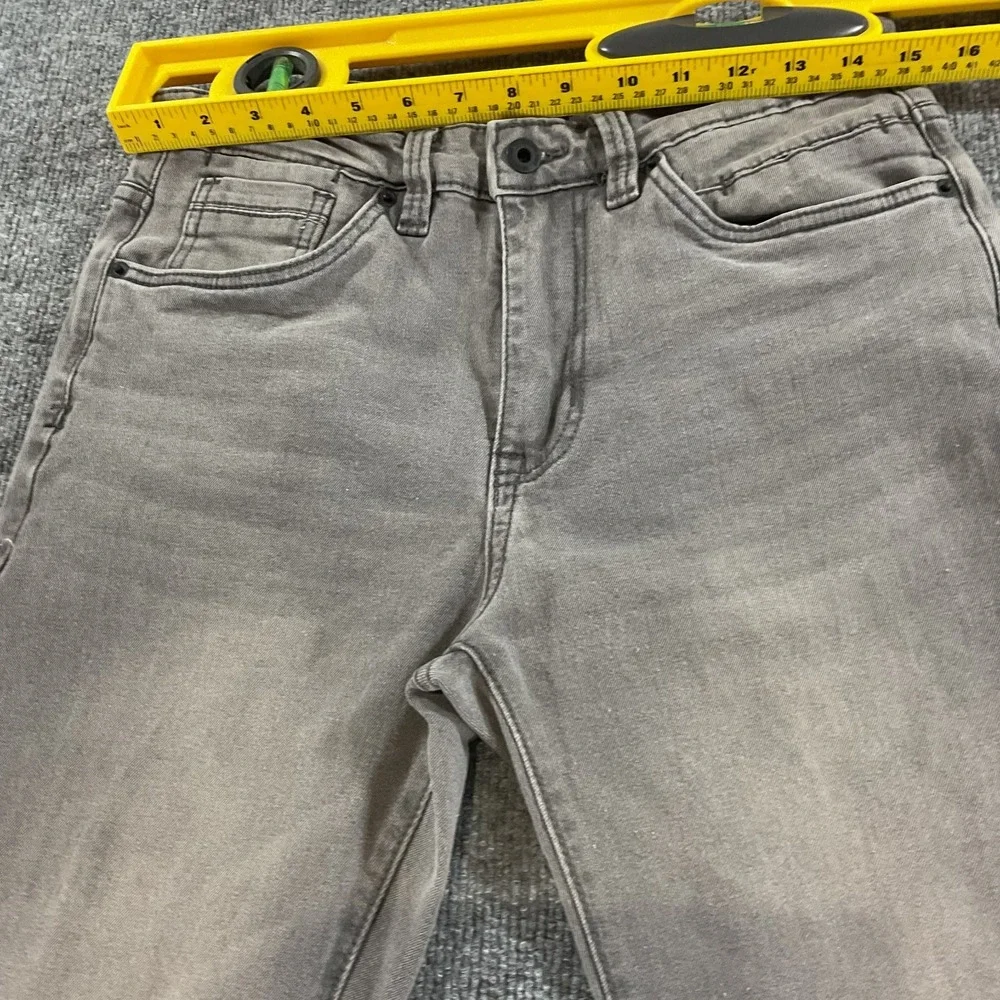 Kenneth Cole New York Athletic Fit 30x32 Gray Slim Straight Jeans Men's Stretch